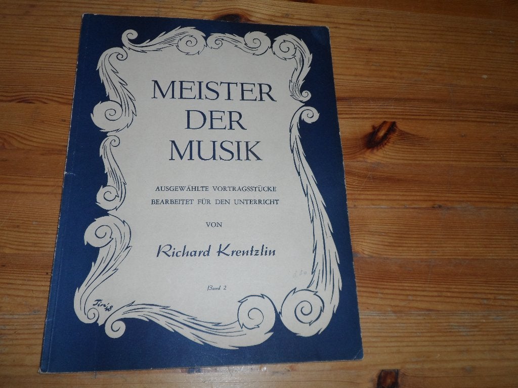 Richard krentzlin - meister der musik band 2, Gebruikt, Klassiek, Ophalen of Verzenden, Artiest of Componist