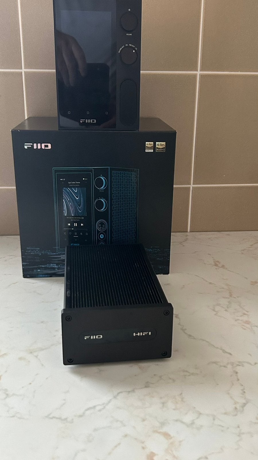 FiiO R7 Desktop amp + FiiO PL50 liniaire voeding., Ophalen, Zo goed als nieuw