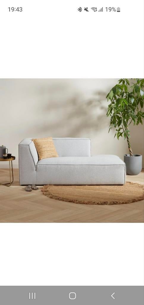 Bank - chaise longue rechts - nieuw, Ophalen, Nieuw