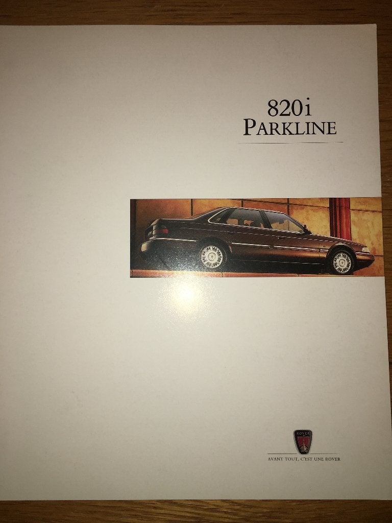 2x Rover brochures folders Metro Rio Grande + 820 Parkline, Ophalen of Verzenden, Zo goed als nieuw, Overige merken