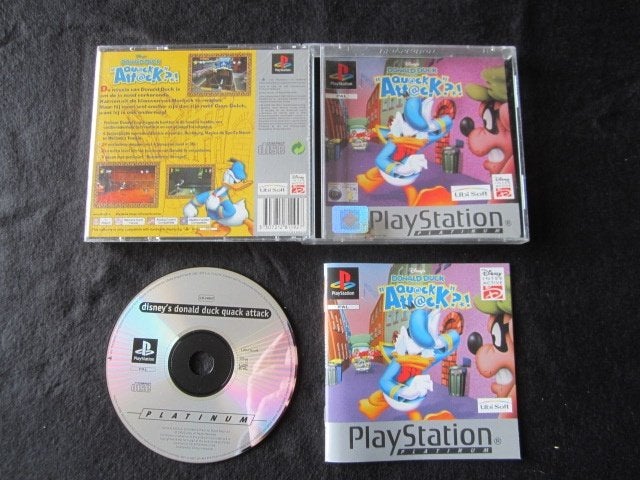 Donald Duck PS1 Playstation 1, Spelcomputers en Games, Games | Sony PlayStation 1, 1 speler, Ophalen of Verzenden, Zo goed als nieuw