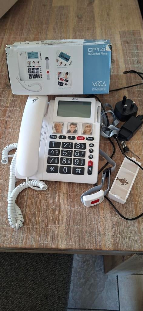 VOCA CP140 4G Comfort Telefoon met SOS-functie, Ophalen of Verzenden, Zo goed als nieuw, 1 handset