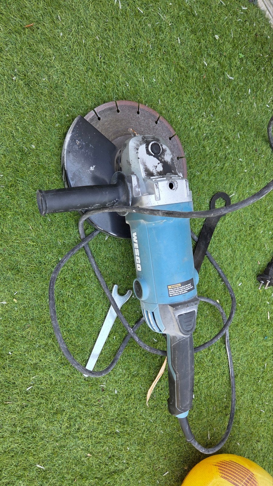 Wesco haakse slijper 2000W - WS4715, Ophalen, Gebruikt, 1000 watt of meer, Haakse handslijpmachine