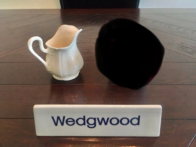 Wedgwood Queens Plain melkkannetje, Kan, Klassiek, Ophalen of Verzenden, Zo goed als nieuw