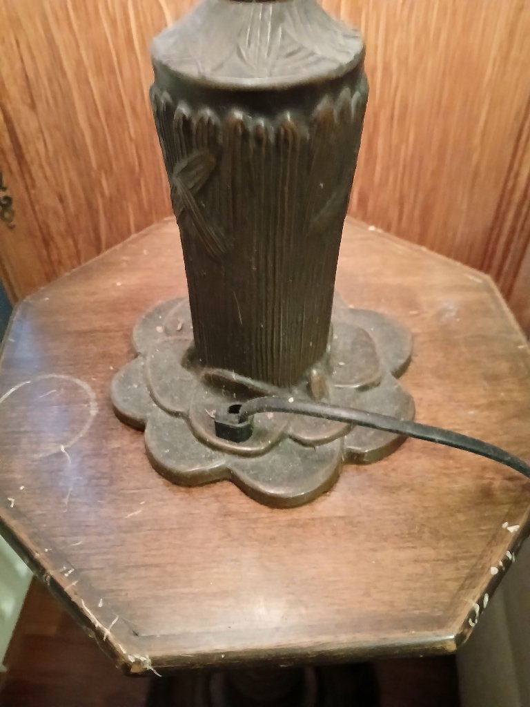 Tiffan glas in lood lamp, Ophalen of Verzenden