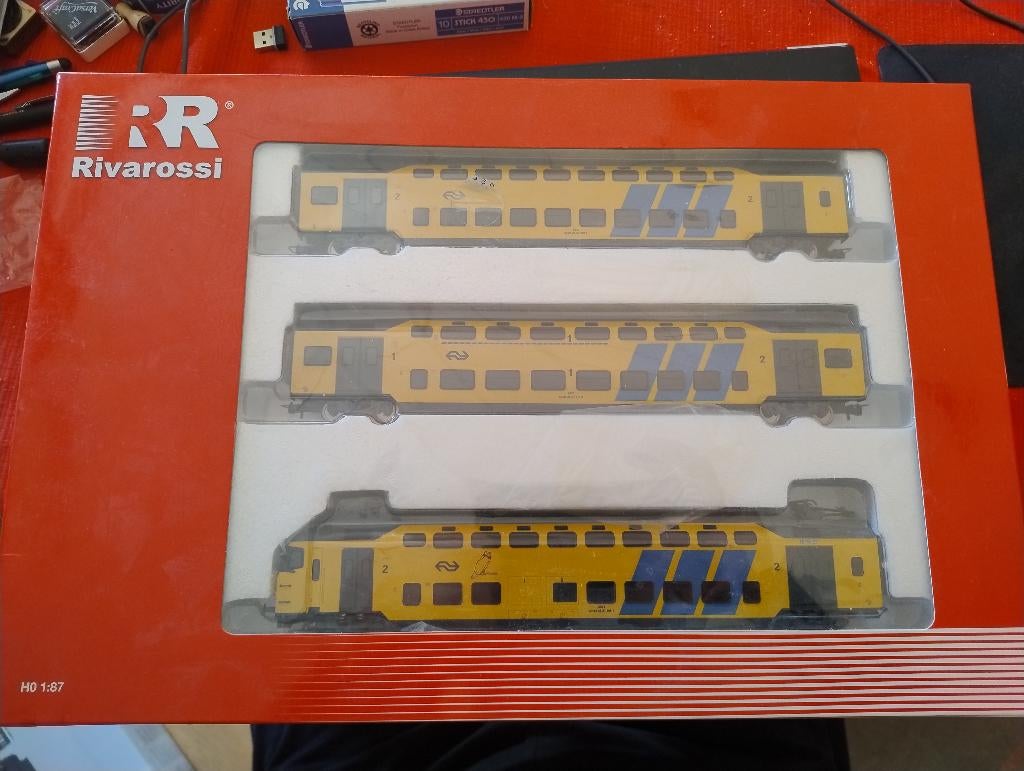 Rivarossi HR4086 – 3-delige NS DDM-1 Set "Condor", Hobby en Vrije tijd, Modeltreinen | H0, Wisselstroom, NS, Ophalen, Overige merken