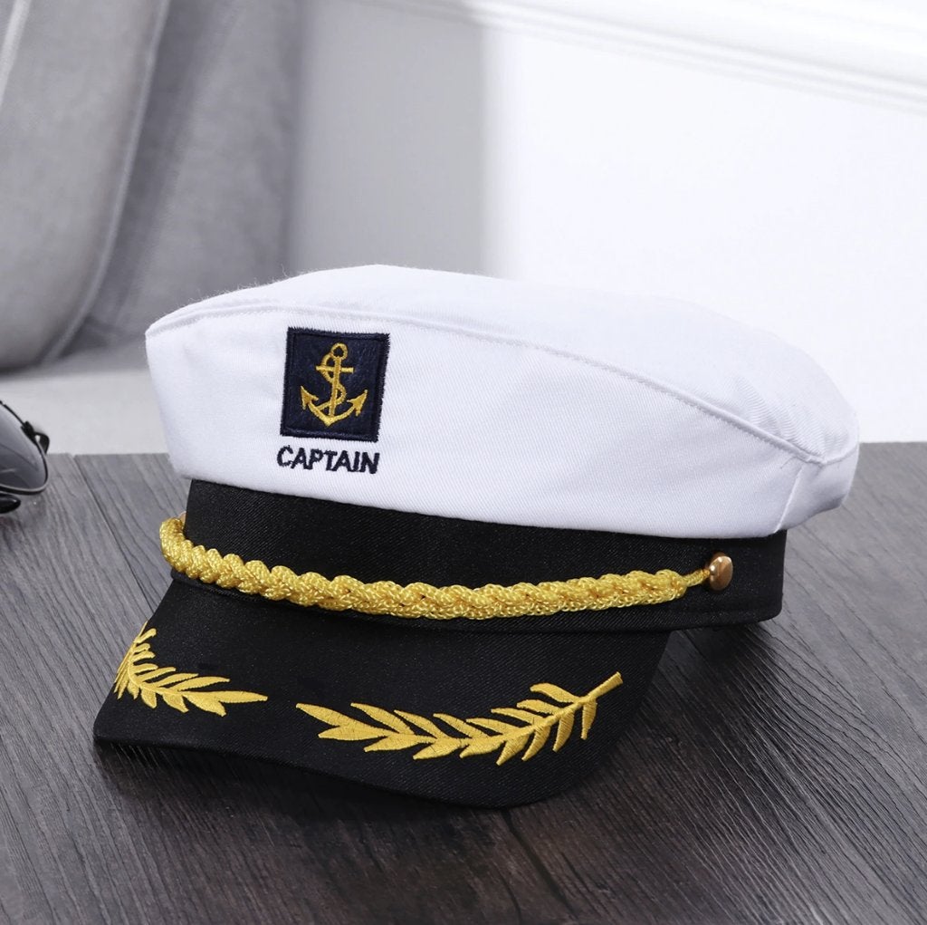 Kapiteins Pet Captain Kapitein Schip Boot Hoed Scheepvaart, Verzenden, Nieuw, Pet
