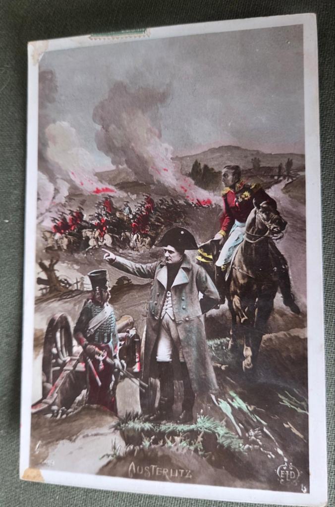 De Slag bij Austerlitz in 1805 - Napoleon Bonaparte, Verzenden, Voor 1920, Gelopen, Overige thema's