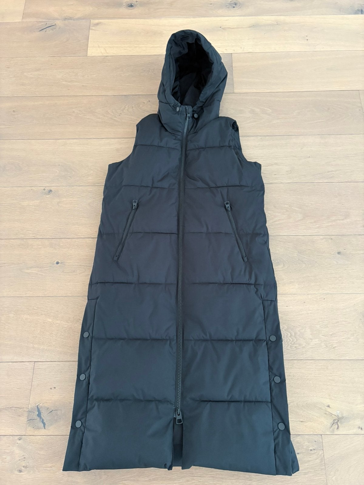 C&A zwarte bodywarmer, Kleding | Dames, Bodywarmers, Ophalen of Verzenden, Zo goed als nieuw, Maat 38/40 (M), Zwart