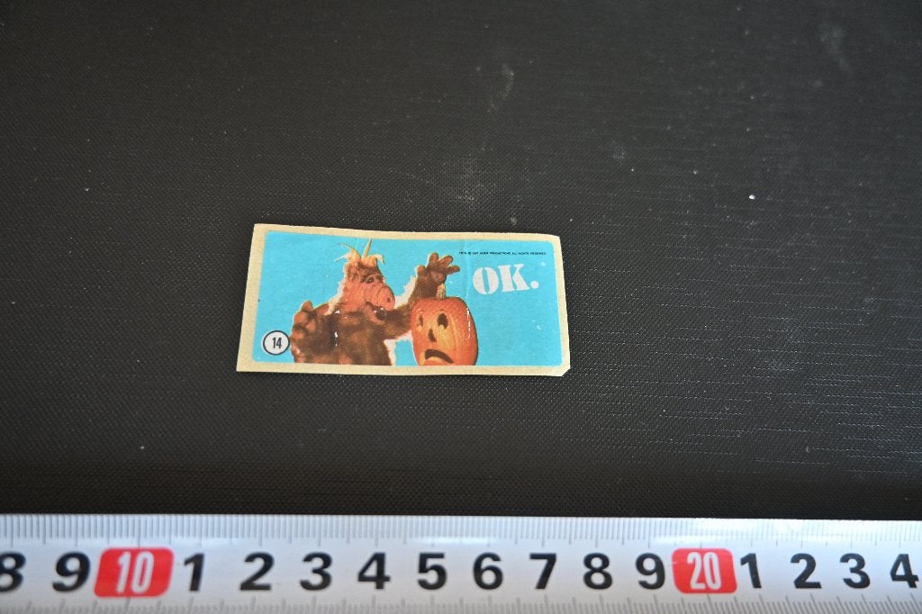 sticker kauwgom chewing gum ALF #14 *, Ophalen of Verzenden, Zo goed als nieuw