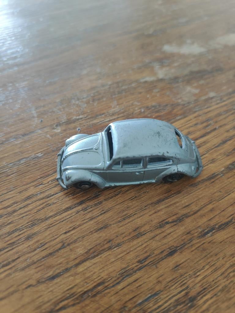 Budgie Toy Nr. 8 Volkswagen Kever sedan 1956 - Grijsblauw, Ophalen of Verzenden