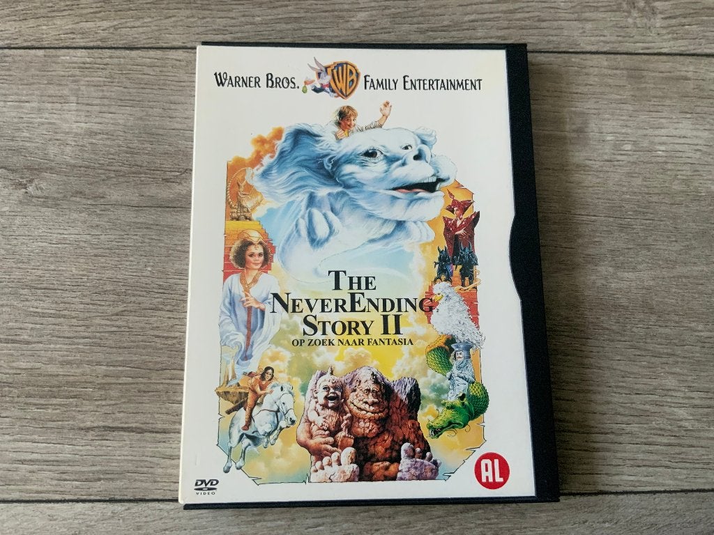 DVD The Neverending story 2 op zoek naar Fantasia, Alle leeftijden, Ophalen of Verzenden, Zo goed als nieuw