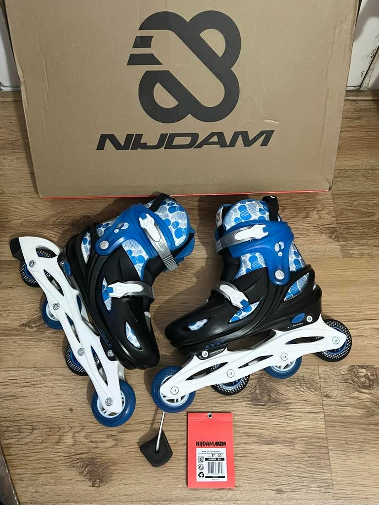Nieuwe Nijdam inline skates - VerstelbaarMaten 37-38-39-40, Overige merken, Verstelbaar, Kinderen, Nieuw