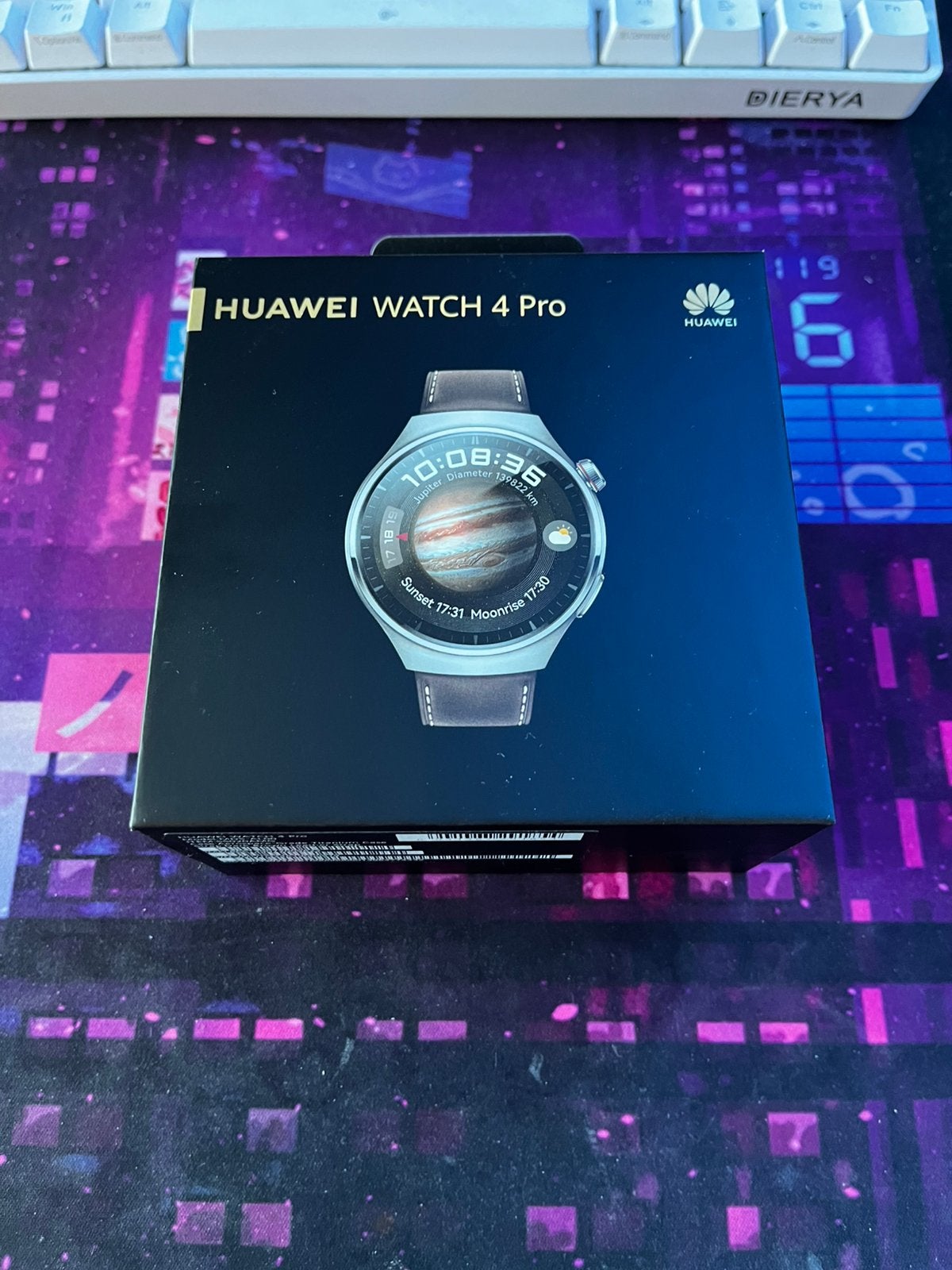 Huawei Watch 4 Pro, Ophalen of Verzenden, Zo goed als nieuw, Zwart