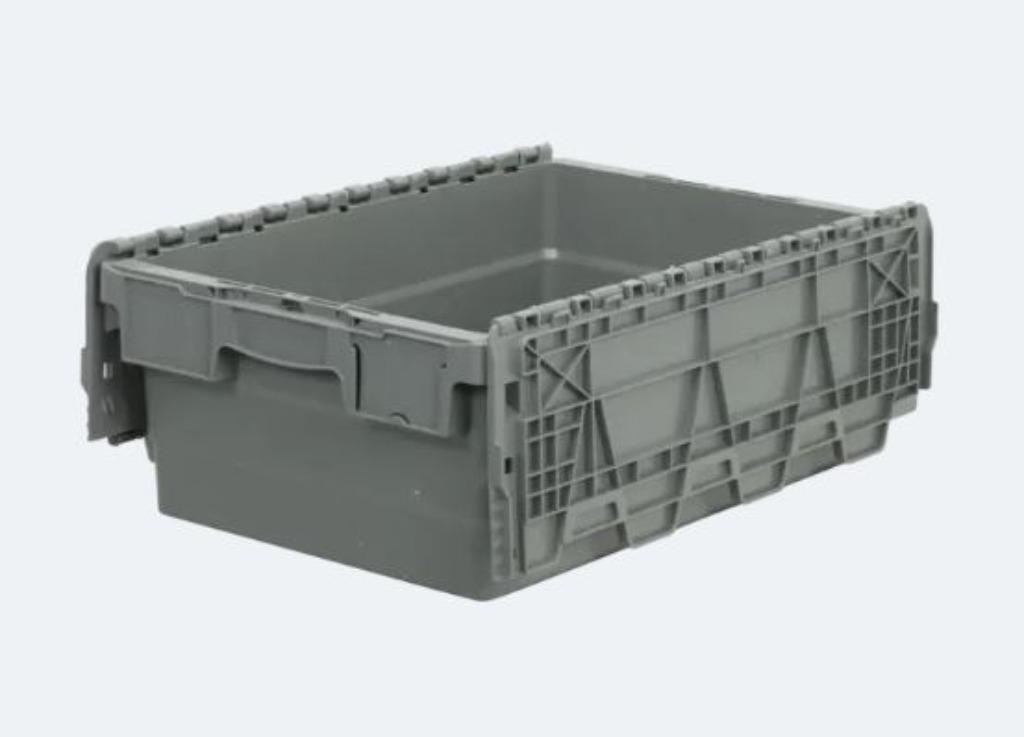 Distributie bakken met deksel - Kratten - magazijnbakken, Doe-het-zelf en Verbouw, Kratten en Dozen, 40 tot 60 cm, 50 tot 75 cm
