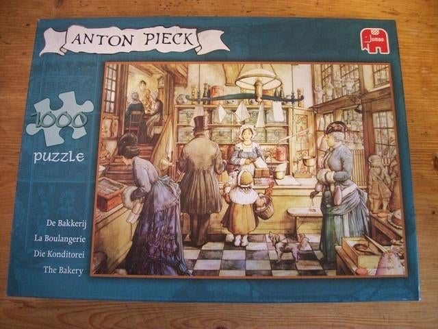 Jumbo Puzzel: 1000 stukjes, Anton Pieck: De Bakkerij, Ophalen of Verzenden, 500 t/m 1500 stukjes, Gebruikt, Legpuzzel