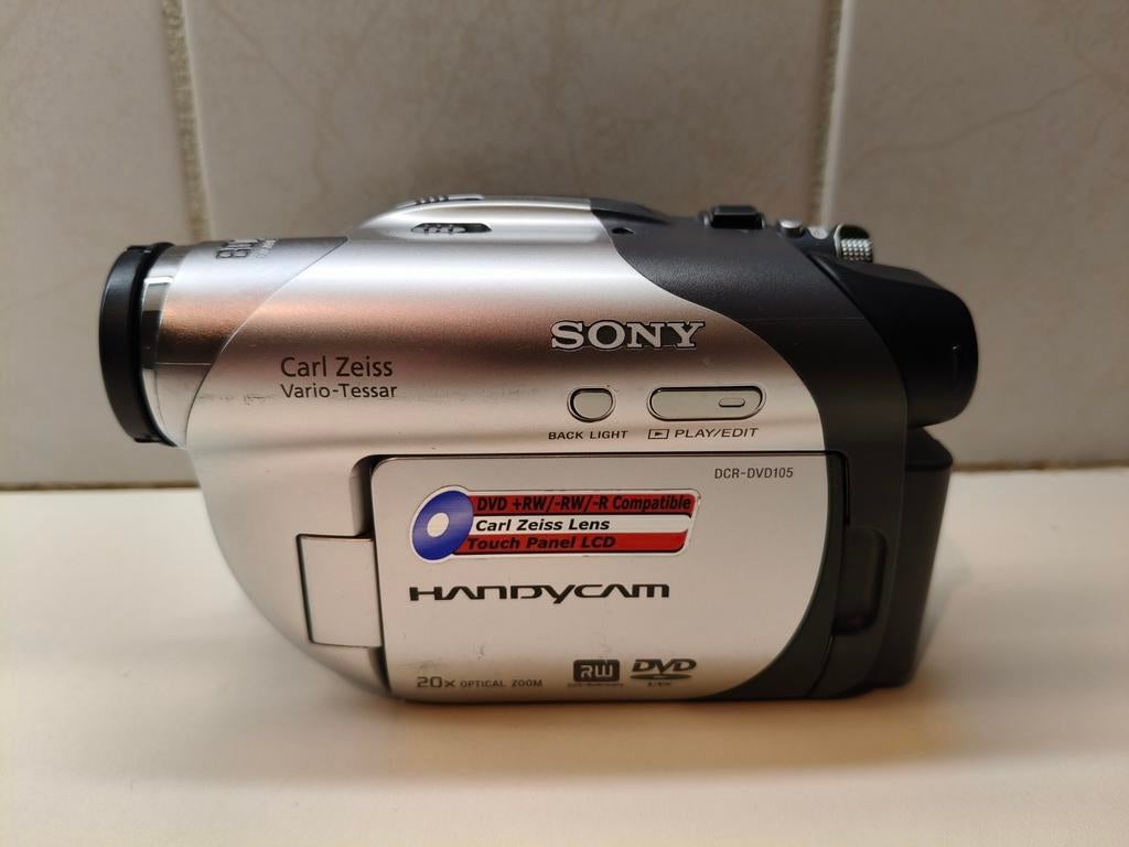 Sony Handycam DCR-DVD105 Camcorder, Audio, Tv en Foto, Videocamera's Digitaal, Gebruikt, Dvd, 20x of meer, Ophalen of Verzenden