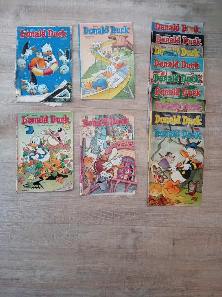 Verschillende Donald Duck stripboeken, Boeken, Stripboeken, Meerdere stripboeken, Ophalen, Gelezen, Disney