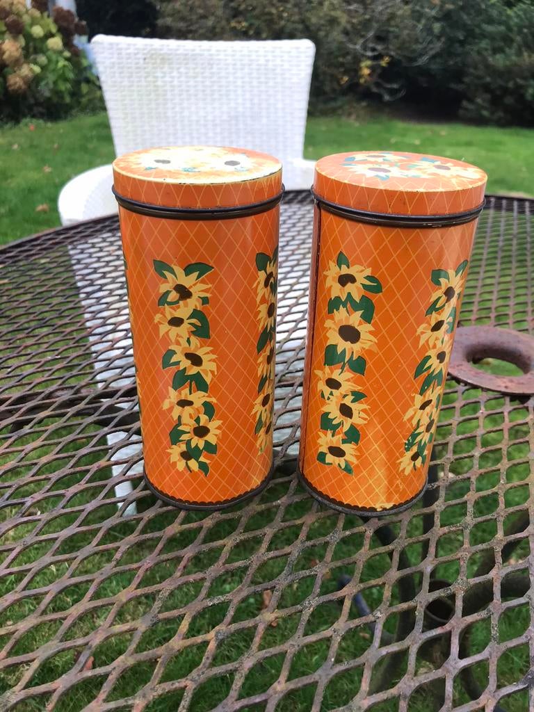 Twee  Verkade biscuitblikjes, Verzamelen, Retro, Ophalen, Overige typen