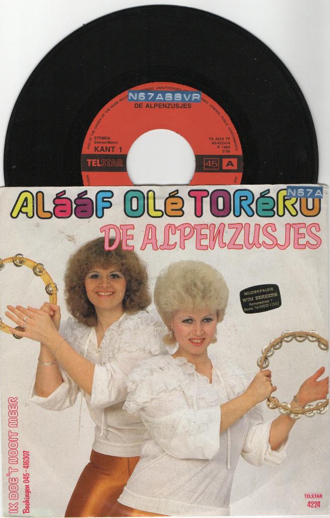 De Alpenzusjes – Alááf Olé Toréro, Ophalen of Verzenden, Gebruikt, Overige formaten, Overige genres