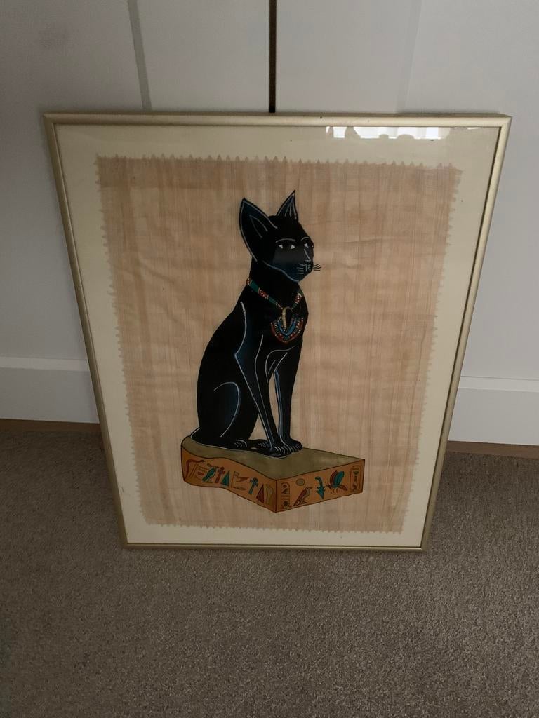 Egyptische papyrus schilderijen, Antiek en Kunst, Ophalen of Verzenden
