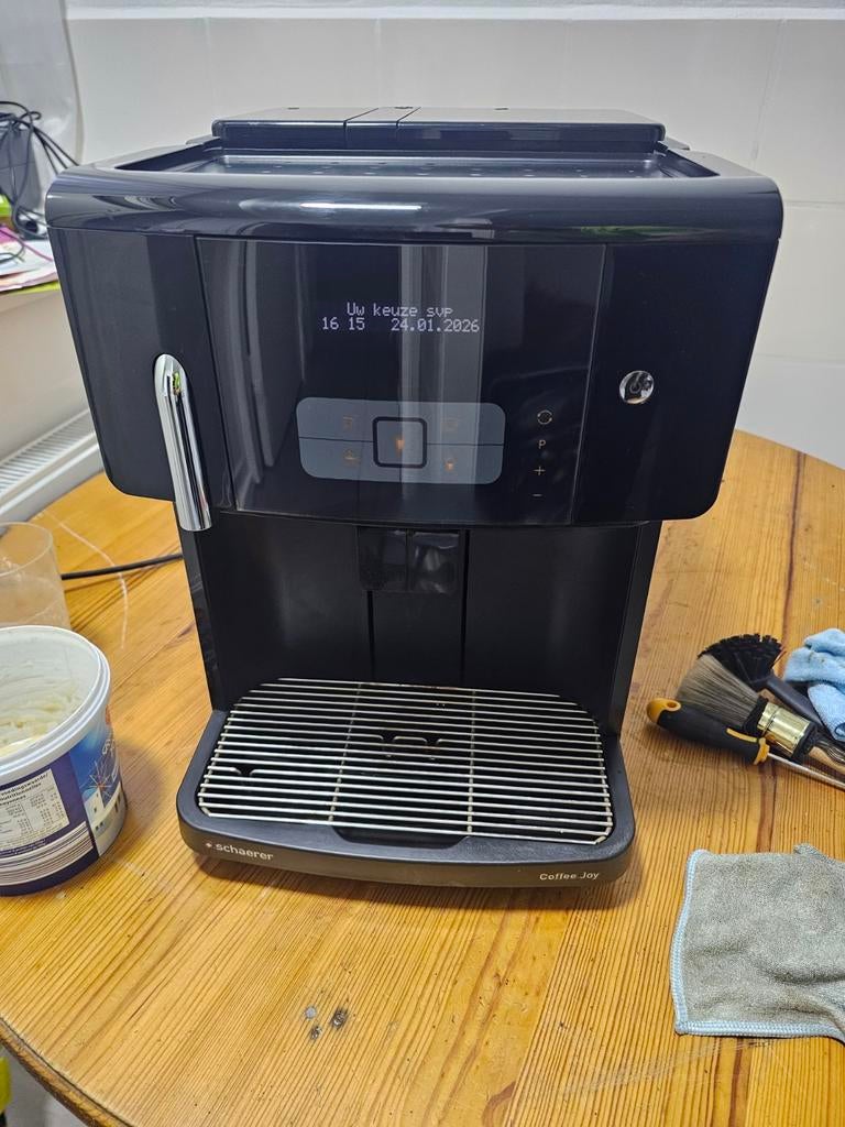 Scaherer Coffee Joy Koffiemachine, Witgoed en Apparatuur, Koffiezetapparaten, Gebruikt, Koffiebonen, Koffiemachine, 10 kopjes of meer