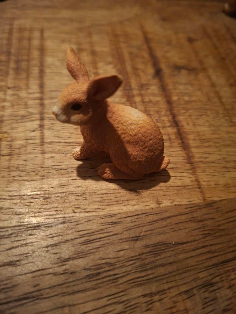 Schleich konijn, Ophalen of Verzenden, Zo goed als nieuw, Hond of Kat, Beeldje of Figuurtje