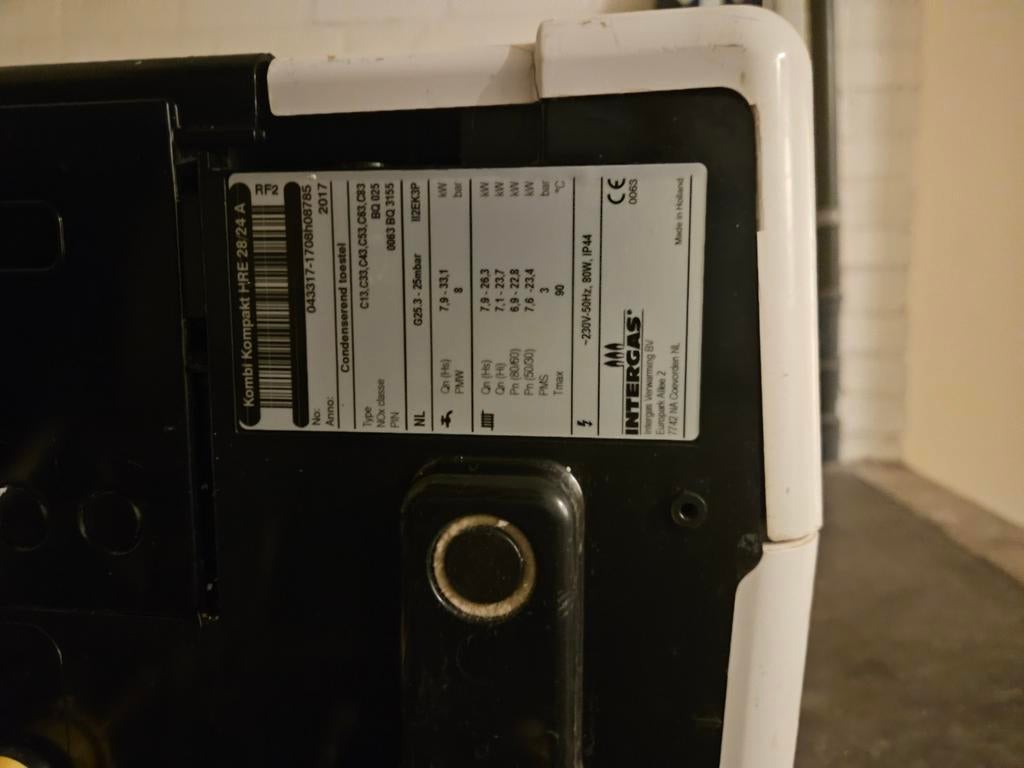 Intergas HRE 24/28 CV-ketel - Werkend Gedemonteerd, Ophalen of Verzenden, Gebruikt