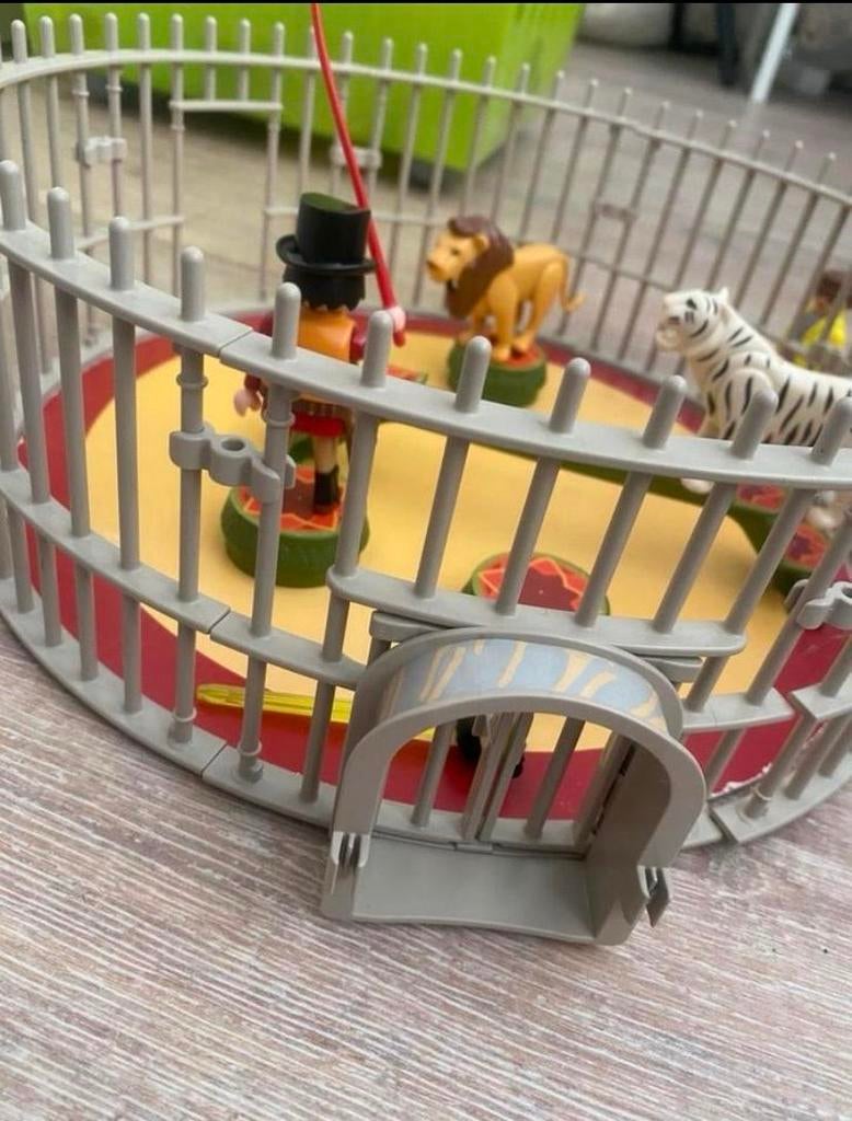 Playmobil Leeuwenkooi met Circus Directeur, Ophalen of Verzenden, Gebruikt, Complete set