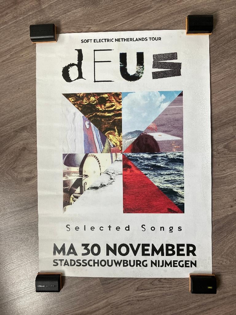 concertposter dEUS origineel, Ophalen of Verzenden, A1 t/m A3, Muziek, Rechthoekig Staand