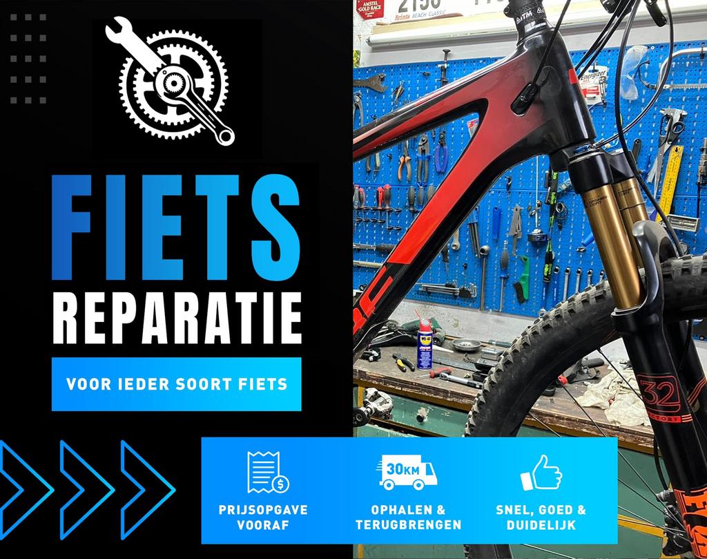 Fietsreparatie en onderhoud, Fietsreparatie