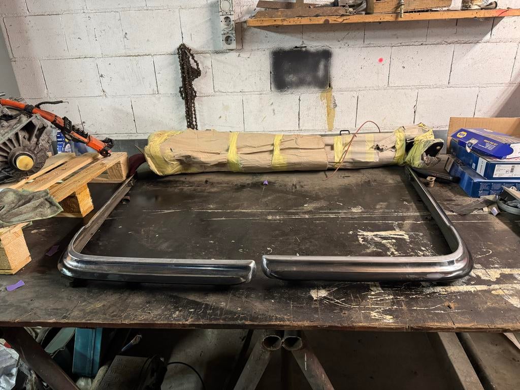 Mercedes W116 Achterbumper Hoeken, Ophalen, Gebruikt, Mercedes-Benz, Achter