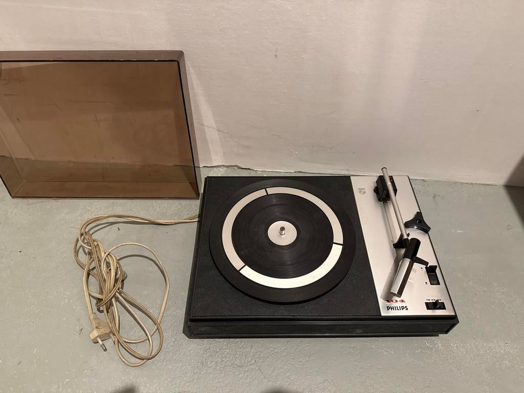 Philips Platenspeler - Vintage Draaitafel, Audio, Tv en Foto, Platenspelers, Gebruikt, Platenspeler, Philips, Ophalen