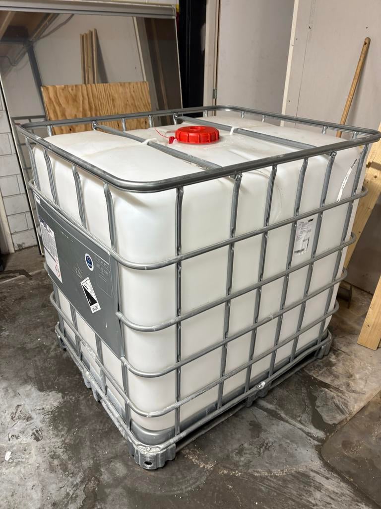 Water Vat / IBC Container - 1000 Liter, 150 liter of meer, Ophalen