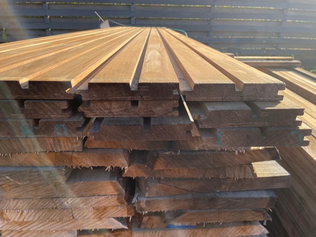 Ayous gevelbekleding channelsiding rabat ook frake  outlet, Tuin en Terras, Palen, Balken en Planken, Ophalen, Planken, Nieuw