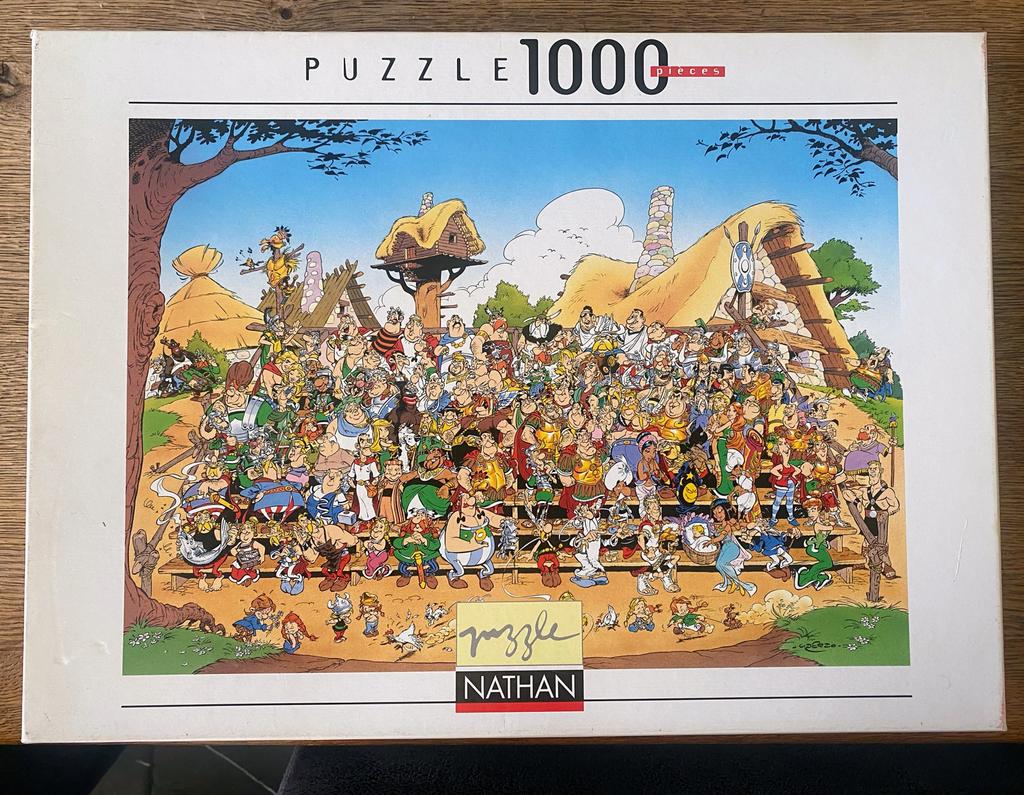 Legpuzzel Asterix De dorpsfoto 1000 stukjes, Ophalen of Verzenden, 500 t/m 1500 stukjes, Zo goed als nieuw