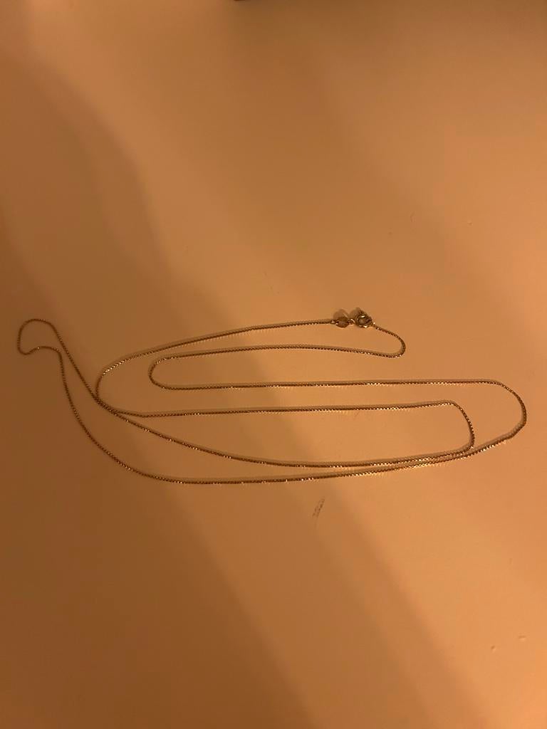 Gouden ketting - 80 cm, 1.8 gram, Ophalen of Verzenden, Zo goed als nieuw, Goud