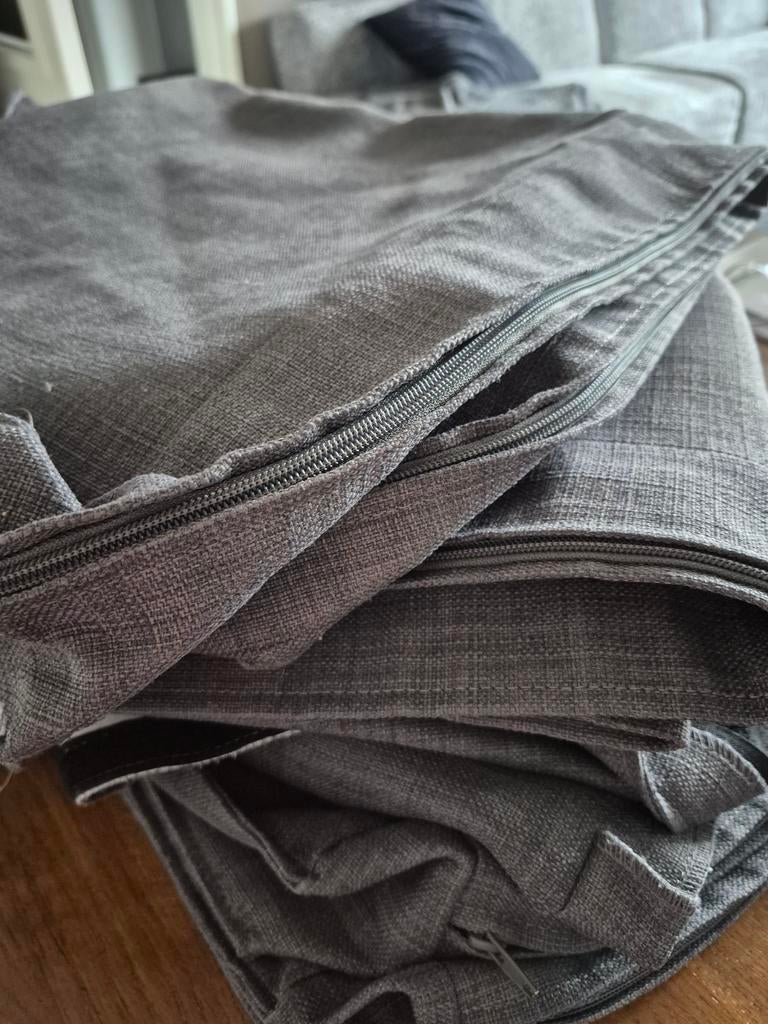 Grijze IKEA Kivik hoes 3-zits - nette staat, Gebruikt, Driepersoons, 75 tot 100 cm, Ophalen of Verzenden