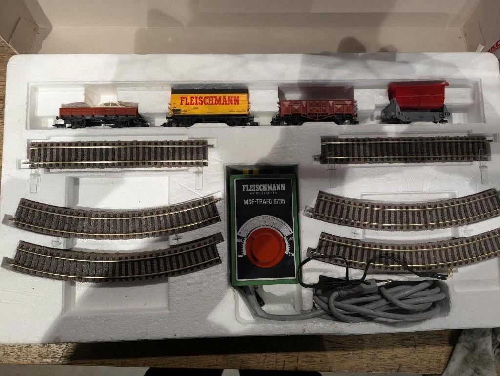 Fleischmann Starterspakket, Gebruikt, Gelijkstroom, Fleischmann, Wagon