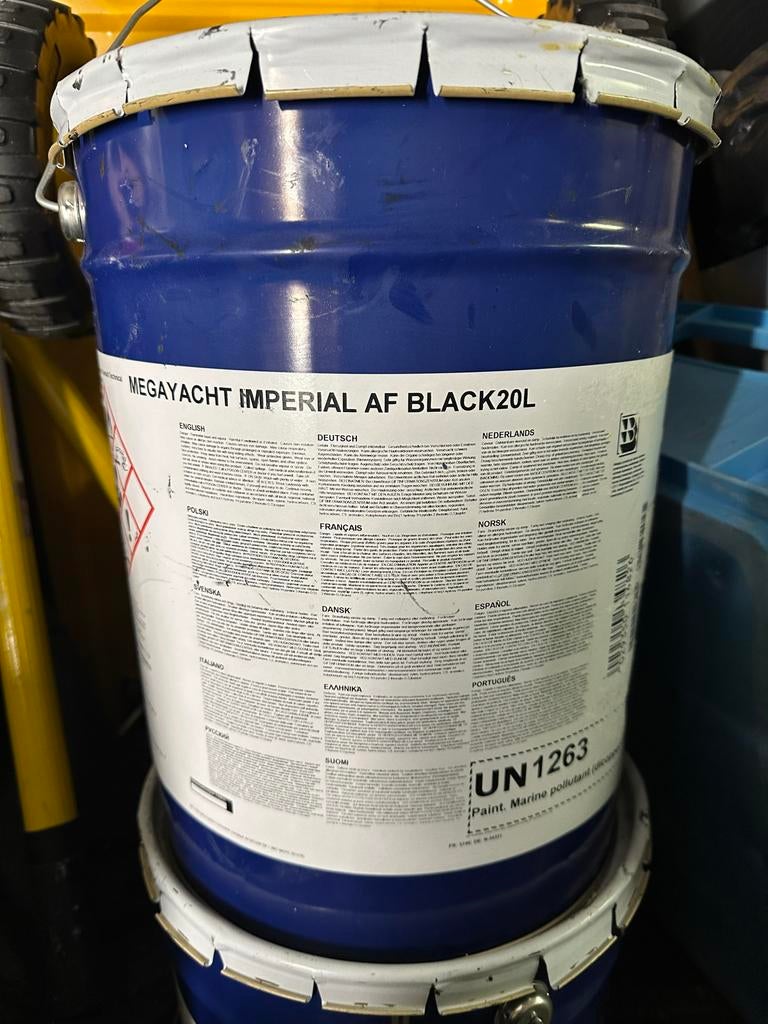 Jotun Megayacht Imperial AF Black 20L Antifouling, Ophalen, Nieuw, Verven