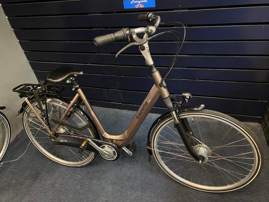 Als nieuw show model gazelle orange C7+ 53cm of 57cm, Fietsen en Brommers, Fietsen | Dames | Damesfietsen, 53 tot 56 cm, Ophalen