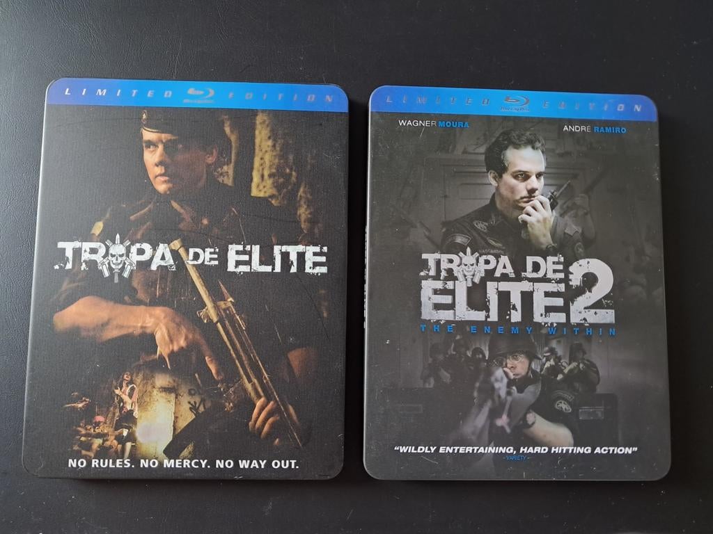 Blu-ray Tropa De Elite 1 & 2 (€15 inclusief verzendkosten), Verzenden, Zo goed als nieuw, Horror