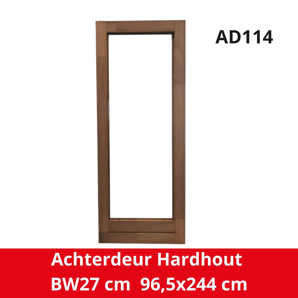 Hardhouten achterdeur | achterdeur | schuurdeur | buitendeur, Ophalen, 80 tot 100 cm, Nieuw, Buitendeur