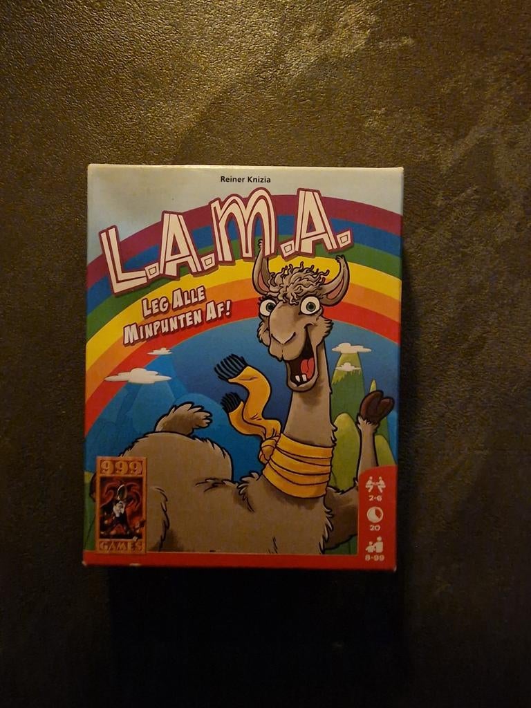 LAMA Kaartspel, Ophalen of Verzenden, Zo goed als nieuw, Vijf spelers of meer, 999 Games