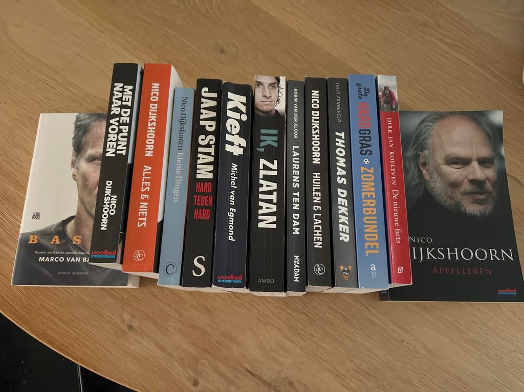 Diverse Sportboeken Collectie, Boeken, Biografieën, Gelezen, Sport, Ophalen of Verzenden