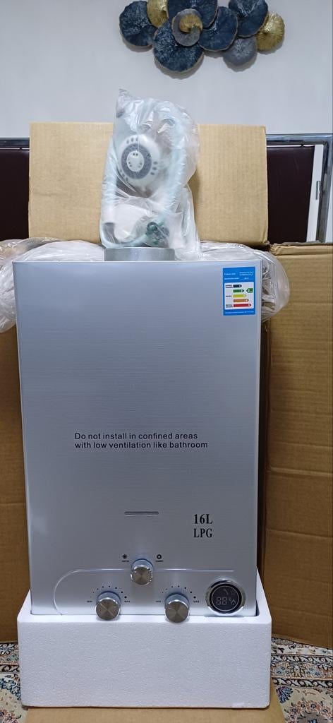 Geiserbutaan,propaan LPGnieuwe 16L 18L, Ophalen of Verzenden, Minder dan 3 jaar oud, Minder dan 20 liter, Nieuw