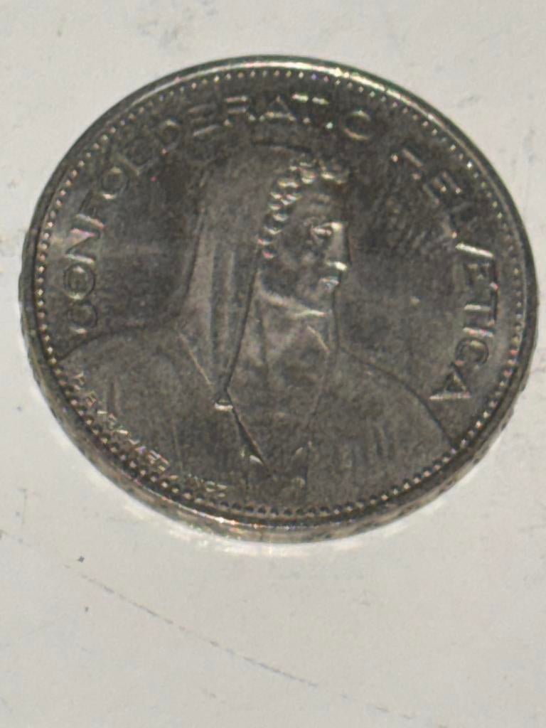 Zwitserse 5 franken munt 1996, Ophalen of Verzenden, Overige landen, Losse munt