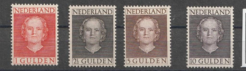 534-537 1949 Koningin Juliana MNH CERTIFICAAT, Postzegels en Munten, Postzegels | Nederland, Ophalen of Verzenden, Na 1940, Postfris