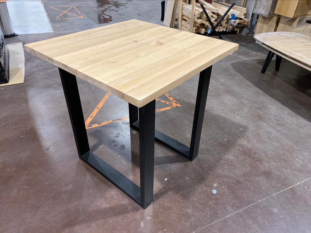 Eiken bartafel 100x100cm, Ophalen