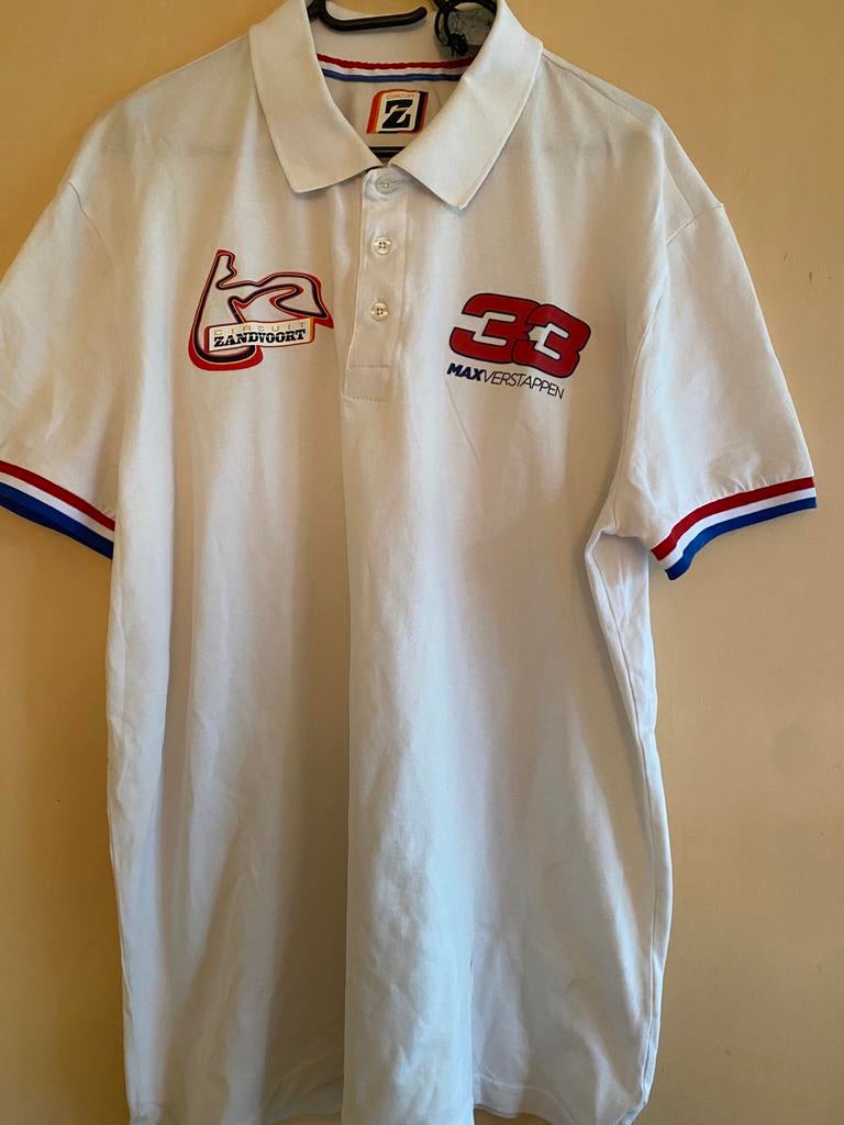 Max Verstappen Zandvoort Polo - Limited Edition, Ophalen of Verzenden, Zo goed als nieuw, Maat 52/54 (L), Wit